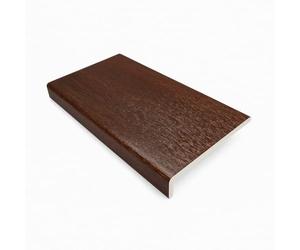 Windows4you Rosewood uPVC Capping Board 200mm x 2m x 9mm - Timber-Style Fascia Soffit Reveal Trim - 1, 2 or 4 Pack - Durable Low-Maintenance External Cladding (4 Pack)