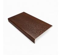 Windows4you Rosewood uPVC Capping Board 250mmx2mx9mm - Wide Timber-Style Fascia Soffit Cladding Trim - 1, 2 or 4 Pack - Weatherproof Maintenance-Free Exterior Overlay (1)