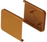 Windows4You Short Window Cill End Caps (Pair) - uPVC Capping Board Trims for External Window Sill Finishing (Caramel Plain)