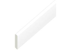 Windows4you UPVC Finishing Trim - Plastic Window Trim & UPVC Trim for Windows and Doors - White Rigid UPVC - 5m Length (65mm x 5m)