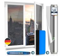 WindowShield® | Window privacy film with Installation Tools | Silver One Way Mirror film Daytime Privacy, Heat Control, UV Blocking | Self-Adhesive Window Tinting film | 58.6 Inch x 13.1 Feet