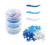 Windplusya Dental Sectional Matrix System Refill Wedge, Dental Tulwar Wedges, L/M/S Plastic Wedges, Dental Wedge For Sectional Matrix System.