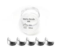 Windplusya Dental Sectional Matrix System Set, Matrix Bands Dental Nickel Titanium Clamp Clips Rings for Precise Restorations. (50 Pieces, 5.5mm)