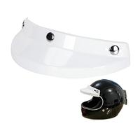 Windproof 3 Snap Button Visor Shield Universal Flip Up Down Open Face Helmet Wind Shield Durable Motorcycles Helmet Visors