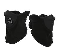 Windproof Anti Dust Winter Cycling Half Face Mask for Motorcycle Outdoor Skiing, Keep Warm and Easy to Breathe, 2 Pack for Men Women, Polyester Material (Black)