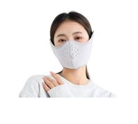 Windproof Anti-Freezing Electric Bike Riding Mask, Thickened Warm Breathable Fleece Lined Face Mask For Men & Women Winter Outdoor Sports3-piece set