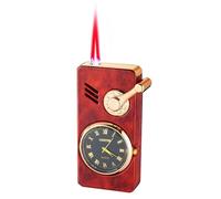 Windproof Butane Lighter, Adjustable Flame, Recyclable Fuel, Perfect for Moxibustion, Bonfire, Barbecue, Camping, Cigar, Great Gift for Husband and Father