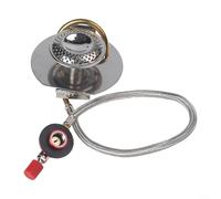Windproof Camping Gas Stove 3200W Stainless Steel Split Burner for Outdoor Hiking Cooking with Gas Conversion Adapter and Foldable Compatible for Trangia Stove System