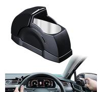 Windproof Car Ashtray with Lid Smell Proof - Detachable Fashion Portable Car Ash tray with Flip Lid for Cigarettes, Car Accessories Gift for Father Husband Friend Parents, for Home Office Cars, Black