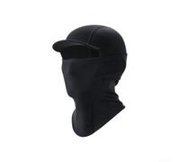 Windproof Children Balaclava with Visor Outdoor(Black)