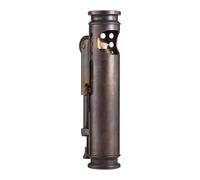 Windproof Classic Trench Brass Kerosene Lighter, Refillable, Grinding Wheel, Automatic Ejection,Seal,Unique,Retro Antique, for Soldier,Thorens Battle Soul