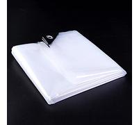 Windproof Clear Panel Curtains Tarp Anti Aging Insulation Rustproof with Aluminium Eyelets Ideal for Patios Gardens Gazebos & Greenhouses