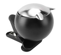 Windproof Clip Ashtray, Innovative Rustproof Ashtray with Lid for KTV for Table for Bar (Frosted Black)