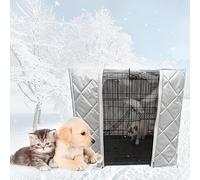Windproof Dog Car Cover with Transparent Door - Pet Kennel Protector with Ventilated Sides for Keeping Cats and Dogs Warm and Dry in All Weather Conditions
