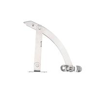 Windproof Door Limiter & Flat Locator - Adjustable Folding Pull Rod for Secure Closing - Essential Household Hardware Accessory (Left Side)