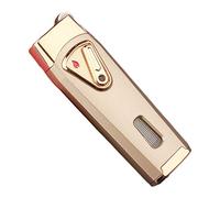 Windproof Double Flames Adjustable Metal Butane Jet Turbo Torch Lighter Cigarette Cigar Lighter Refillable Tobacco Pipe Lighter,GO