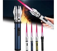 Windproof Electric Flame Lighter, Camping Torch Lighter, Straight Flame Design, Perfect for Outdoor Use and Home Kitchen Tasks