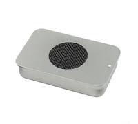 Windproof Ethanol Burner for Outdoor Camping Portable Stainless Steel Mesh Construction for Boiling Water and Brewing Tea (silver)