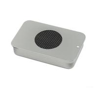 Windproof Ethanol Stove Stainless Steel Compact 80x50mm Robust Frame | Lightweight design uses carbon fiber fire-retardant cotton suits camping hiking boils water or tea easy to carry 80x50x15mm