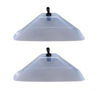 Windproof Fan-Type Spray Nozzle for Agricultural Electric Sprayers, 2-Pack, ×1.5 Thread, Even Coverage, Reduced Drift in Wind, Gardeners & Farmers(Double Head)