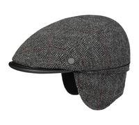 Windproof Flat Cap with Ear Flaps by bugatti