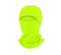Windproof Full Head Cover Hat 28x36cm Warm(Fluorescent Green) | Soft polyester velvet, skin-friendly texture, breathable comfort, prevents chilling winds