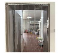 Windproof Garage Door Cover - Plastic Strip Curtain for Walk-in Coolers & Freezer - Insulated Door Curtain for Warehouse & Garage (59.06x98.43in/1.5x2.5m)