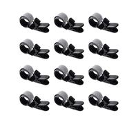 Windproof Garden Flag Clips Adjustable Clamping Accessories Against Wind | 12 Pcs Small Flags Clips for Use in Garden, Indoor, Outdoor, and Project Storage