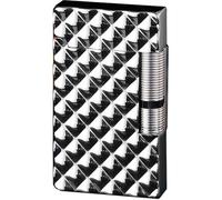 Windproof Metal Flip Lighter, Refillable Butane Lighter for Camping | Vintage Windproof Metal Lighter, Refillable Butane Lighter for Camping, Outdoors, and Candle Lighting