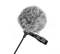 Windproof Microphone Cover for 510mm Mics Essential For Clear Audio Capture Outdoors (Black and White)