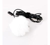 Windproof Microphone Cover for 510mm Mics Essential For Clear Audio Capture Outdoors (White)