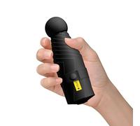 Windproof Mini Travel Folding Umbrella, UPF 50+ Sun & Rain Protection, Small Compact Lightweight Design Fits in Pocket or Bag, Eco-Friendly Fabric Wallet Umbrella for Commuter (Black-Round)