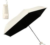 Windproof Mini Travel Folding Umbrella - UPF 50+ Sun & Rain Protection, Small Compact Lightweight Design Fits in Pocket or Bag, Eco-Friendly Fabric Wallet Umbrella for Commuter, Men Women Boys Girls