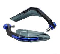 Windproof Motorcycle Handguards With Aluminum Alloy And ABS Designed To Shield Hands And Handlebar From Environmental Damage(Blue)