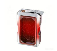 Windproof Multifunctional Cigarette Case with Built-in Lighter - Portable Case for 20 Cigarettes, Lightweight and Reusable Accessory for Outdoor Travel