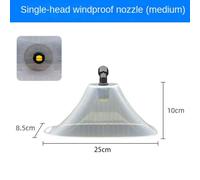 Windproof nozzle Agricultural electric sprayer nozzle 5 pack 1pcs Plastic Windproof Features Sprayer windscreen not easy to deform (Single Head Medium)