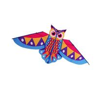 Windproof Owl Kites For Outdoor Play 190T Polyester Fabric Glass Fiber Frame Ensures Stable Flight Easy Fold Storage Family Park Activity Kites