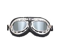 Windproof Retro Motorcycle Goggles Glasses Vintage Classic Goggles for Steampunk ATV Bike Copper Helmet Eyewear Frames for Women Protective Lightweight Motorcycle Vintage