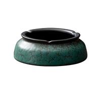 Windproof Round Ashtray, Cigarette Ashtrays for Indoor or Outdoor Use, Vintage Ashtray for Smokers Desk Smokers Ash Tray for Smokers