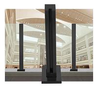 Windproof s Railing Post Connector for Balcony & DeckStainlessSupport Rod for 10/12mm s/Wood/Metal Panels Privacy Fencing Floor Standing