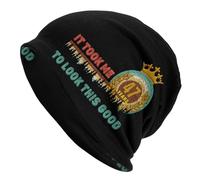 Windproof Skull Cap Funny Birthday Gifts Vintage 47Th It Took Me 47 Years to Look This Good Running Hat Warm Pilot Cap for Camping Jogging Running