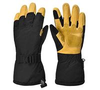 Windproof Snow Ski Gloves Warm Full- Mittens Cold Weather Hand Warmers for Skiing Driving Cycling