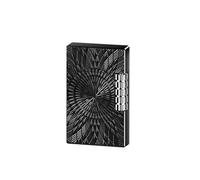 Windproof Soft-Flame Lighter - Double-Sided Metal Design, Refillable, Ideal for Gifting or Personal Use, Classic Side-Wheel Style