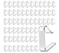 Windproof Tablecloth Holder - 60X Secure Clips, Adjustable Table Cover Locks, Transparent Clamping Design, Strong Grip Build | Portable Holding Option for Indoor Outdoor Gatherings Friends Relatives