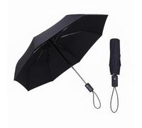 Windproof Umbrella -Strong Travel Umbrella Auto Open/Close Ergonomic Handle | Portable Compact Foldable Lightweight Design High Wind Resistance for Stormy Rainy Days |Luxurious Fibre Handle Straight