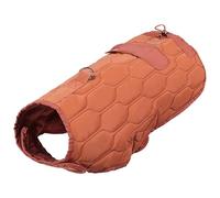Windproof Warm Dog Cold Weather Jacket for Italian Greyhound Adjustable Dog Winter Vest Coat, Lightweight Pet Outdoor Clothes With Leash Hole for Small Medium Large Dogs(Brown,M)