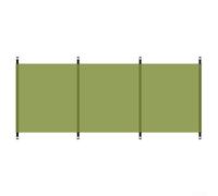 Windproof Windscreen for Camping and Outdoor Cooking Easy to Ignite and Protect Your Flame (green（no pole）)