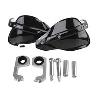 Windproof With Adjustable Angle High Strength Motorcycle Hand Guards Weather Resistant Protectors Deflectors Brake Levers Protect Guard(Black)