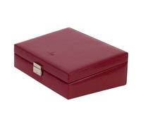Windrose Merino Jewellery box 28 cm red
