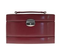 Windrose Merino Jewelry box 17 cm red